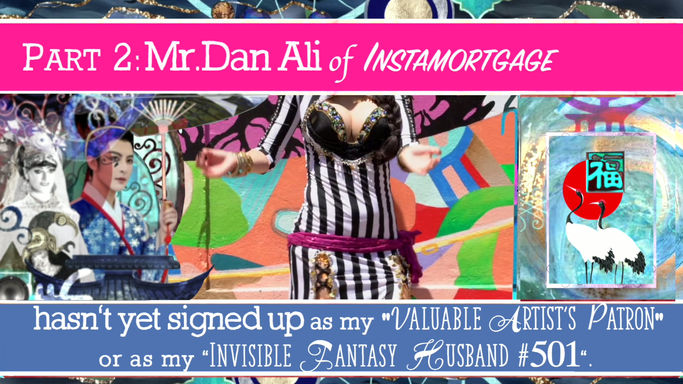 2“Zebra Story of Crosswalk for Mr.Dan Ali of Instant Mrtge, my Fantasy Husband #501” short film directing by Keolani Aalai